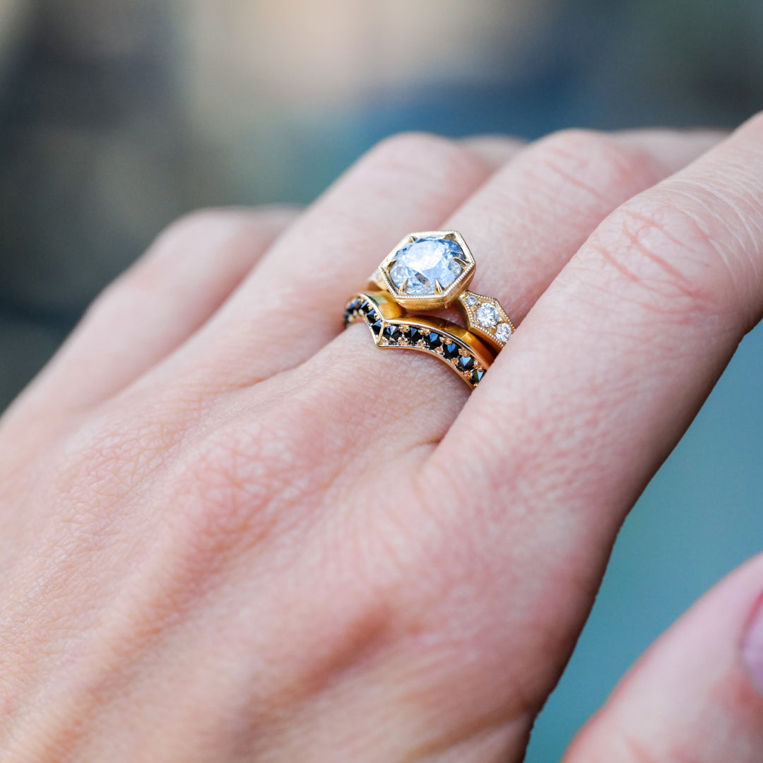 Knife Edge Hazeline Ring - Iron Maiden