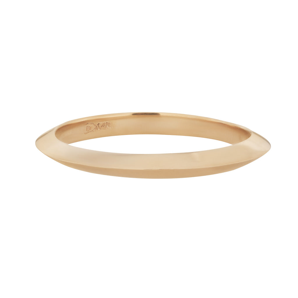 Petite Knife Edge Ring - Classic (2mm)