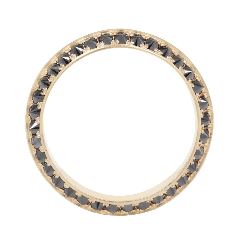 Iron Maiden Knife Edge Ring - Pavé (4mm)