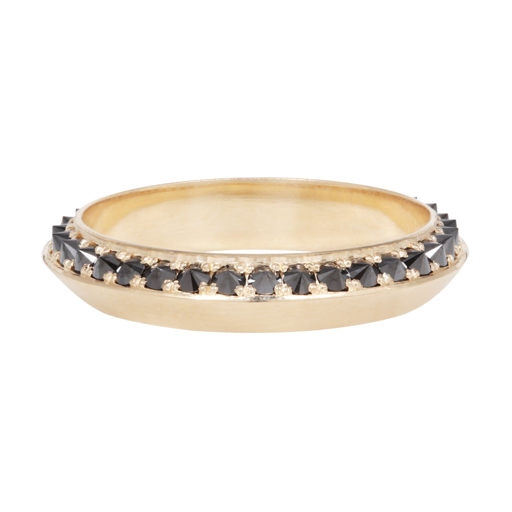 Iron Maiden Knife Edge Ring - Pavé (4mm)