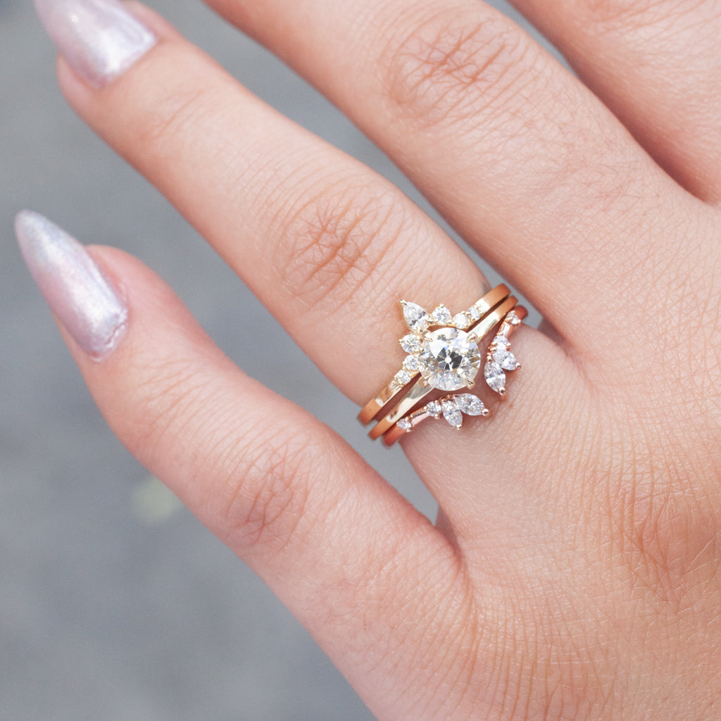 Penelope Ring - Antique Old European Cut Diamond (.856ct)