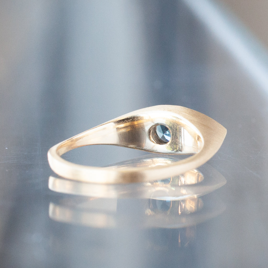Brilliant Blue Montana Sapphire Petite Third Eye (.40ct)