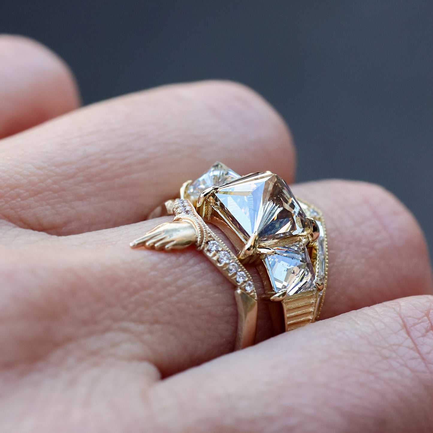 Super Grande Champagne Temple Ring