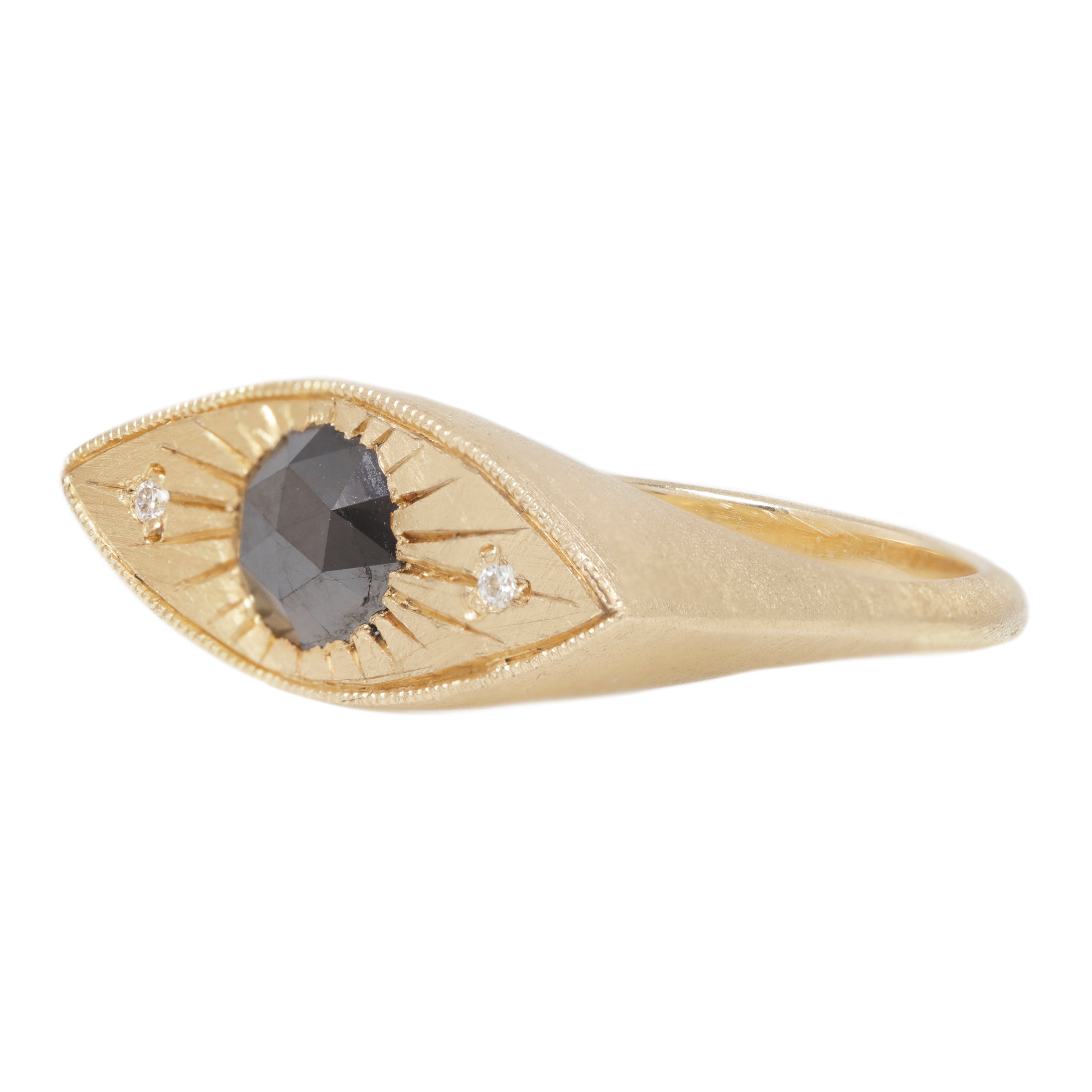 Third Eye Ring - Black Diamond