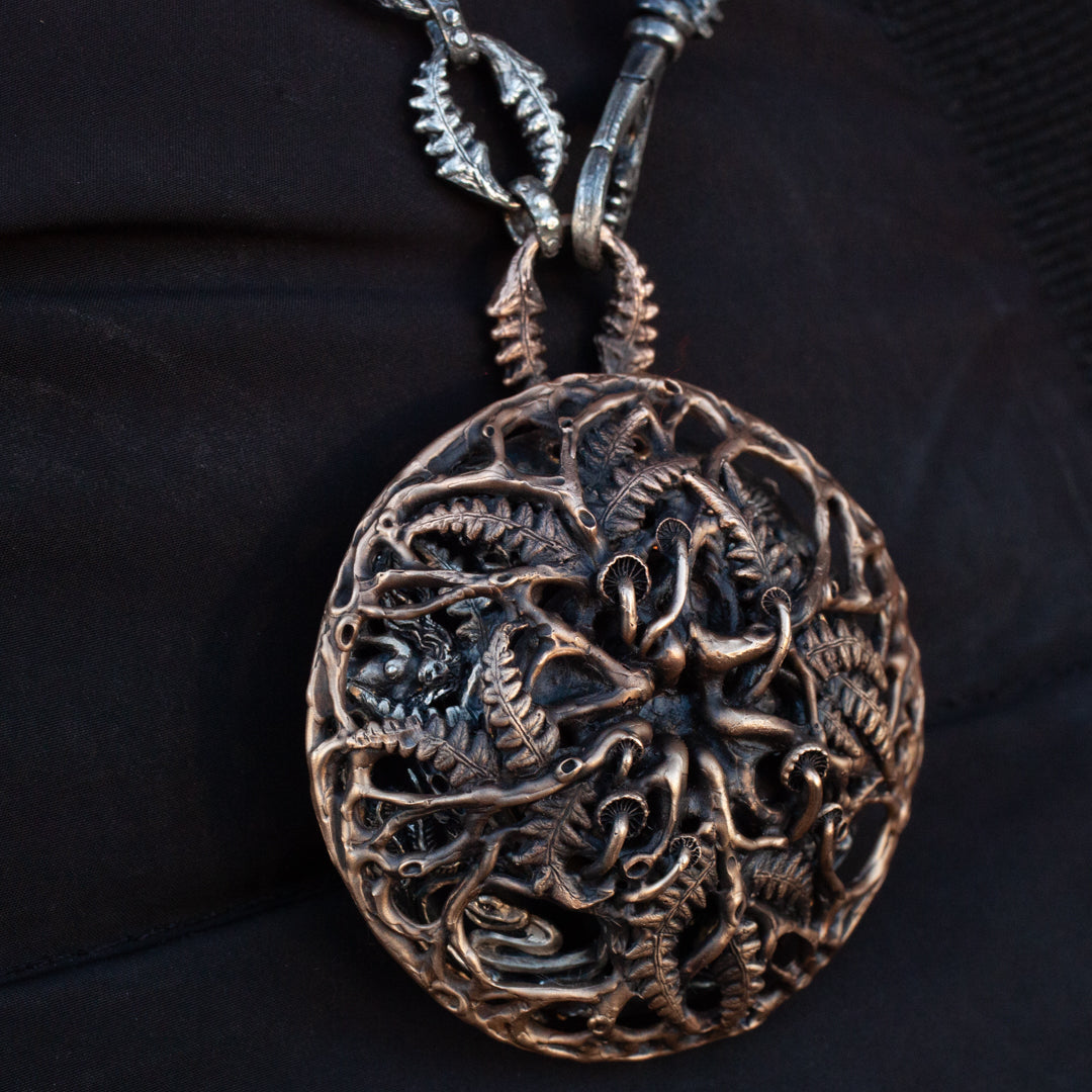 Dark Forest Timepiece Necklace