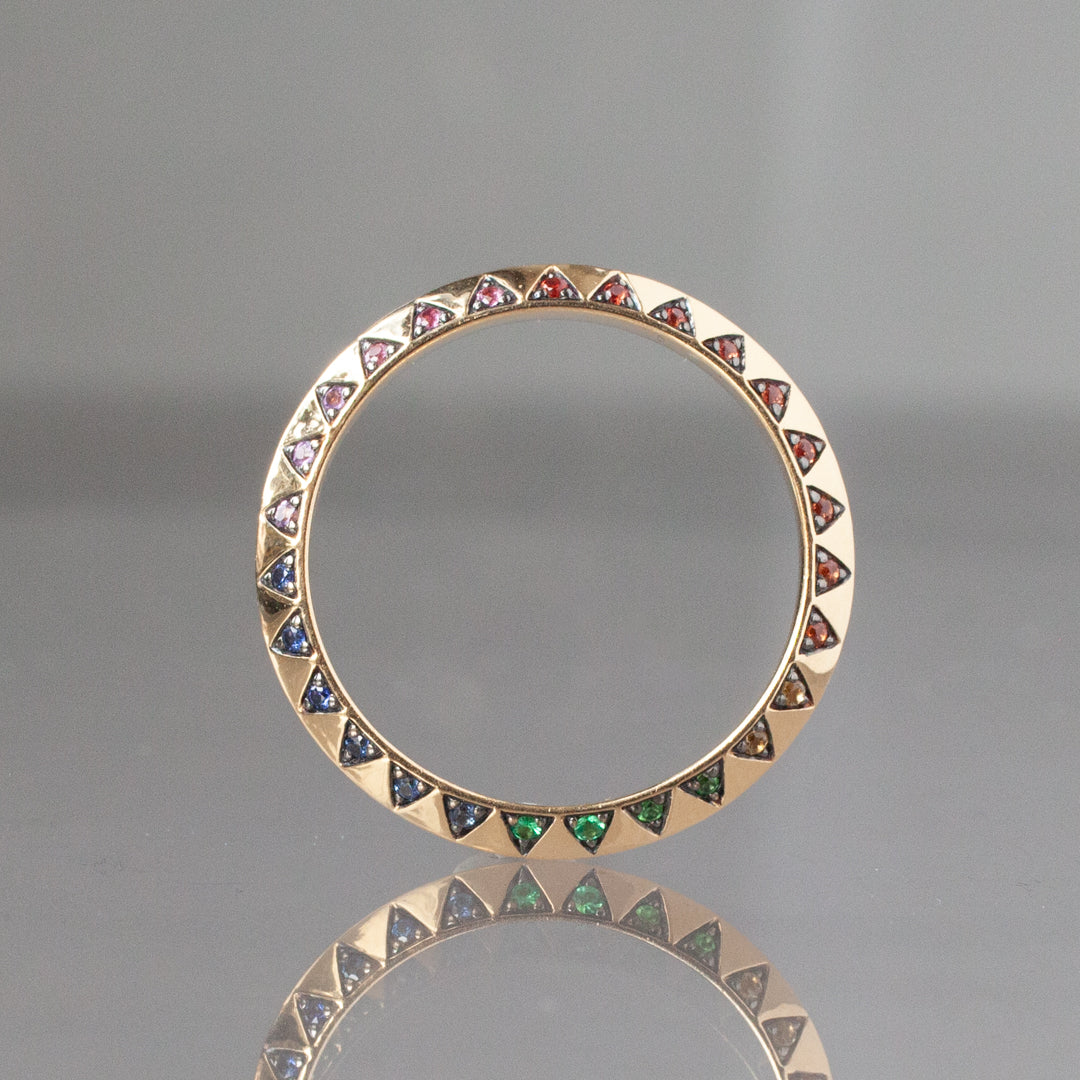 Skinny Rainbow Talisman Ring