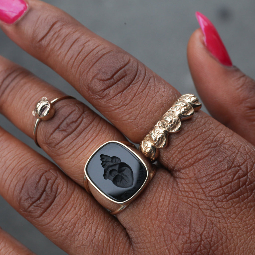 Heart Intaglio Ring