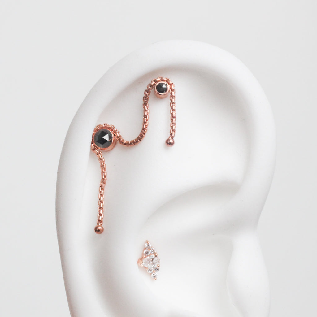 Black Diamond Double Arch Drop