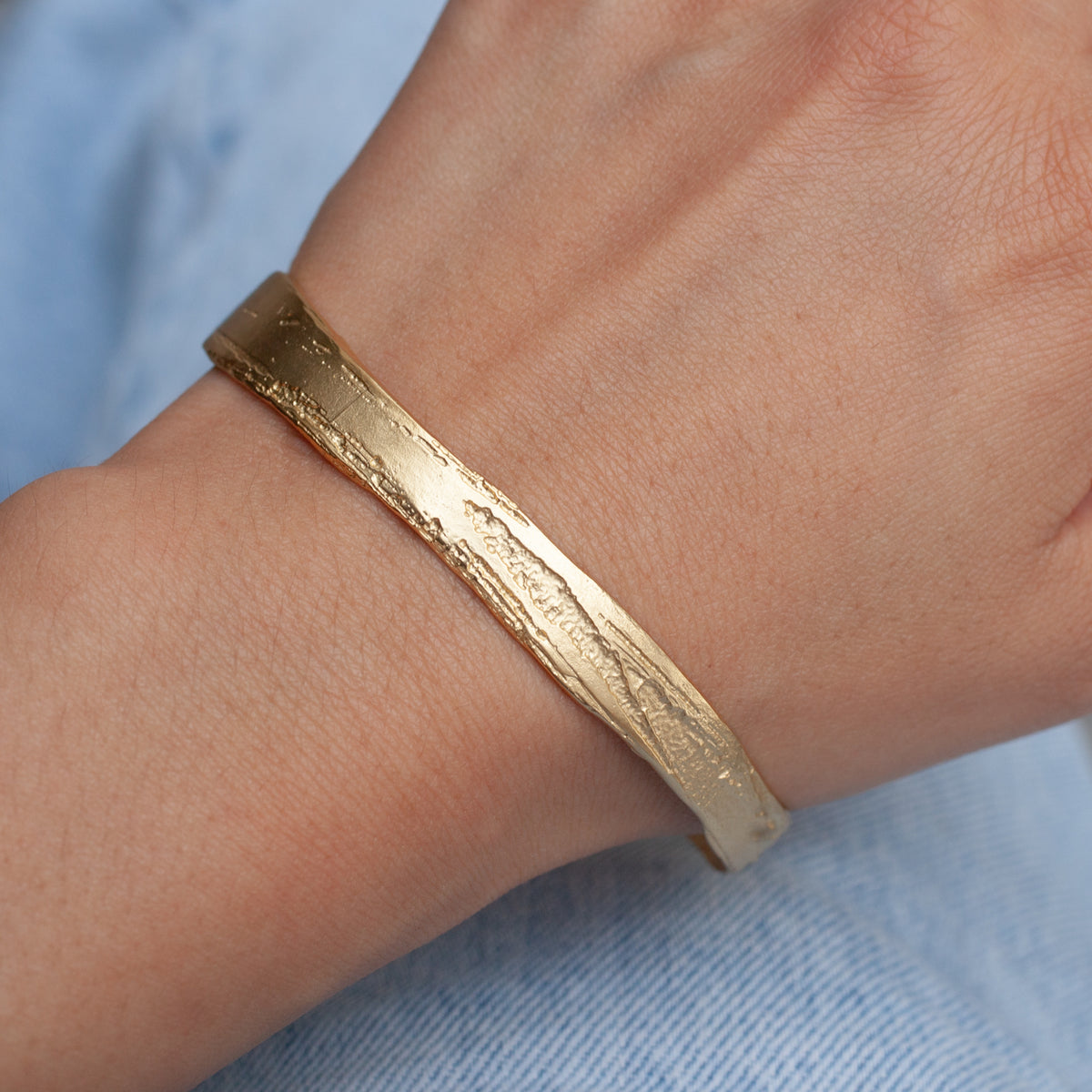 Acid-Etched Bangle