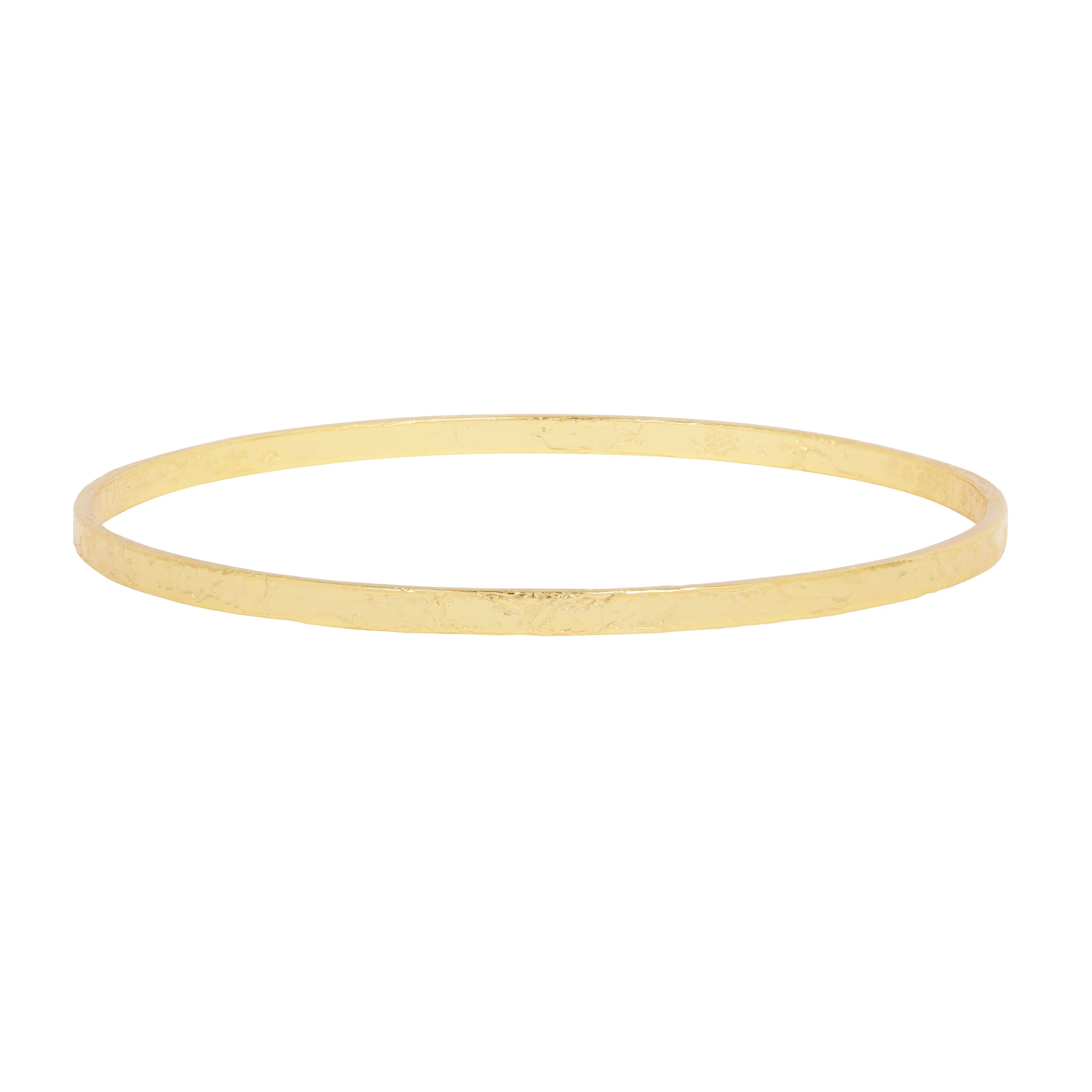 Thin Acid-Etched Bangle