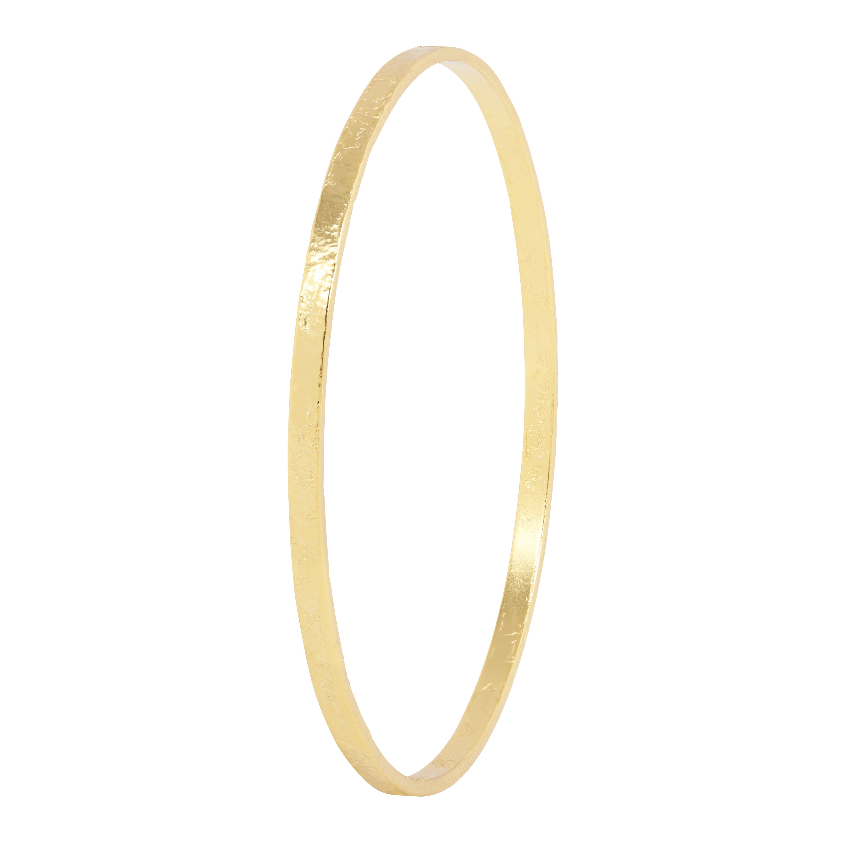Thin Acid-Etched Bangle