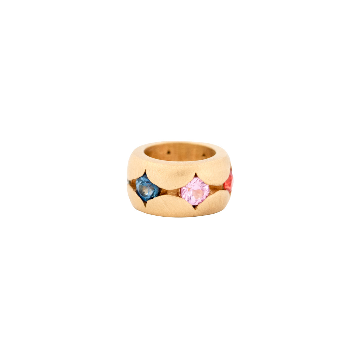 Rainbow Scallop Charm
