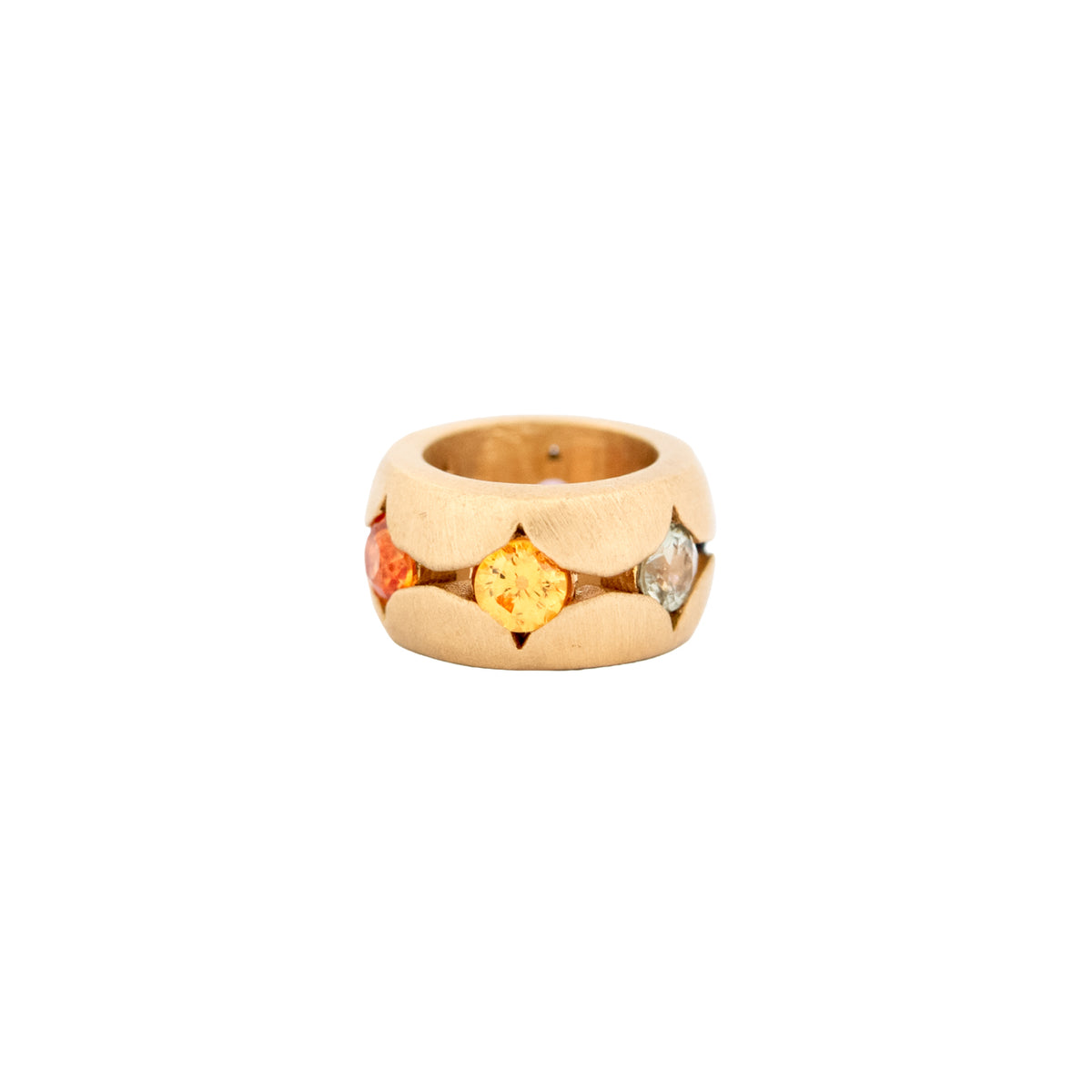 Rainbow Scallop Charm