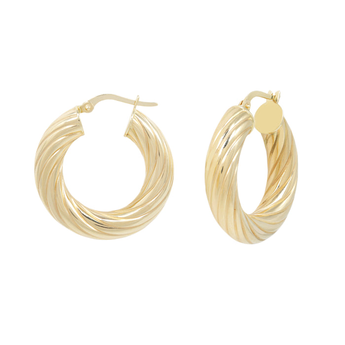 Classic Gold Hoops from Glazd Jewels Gold