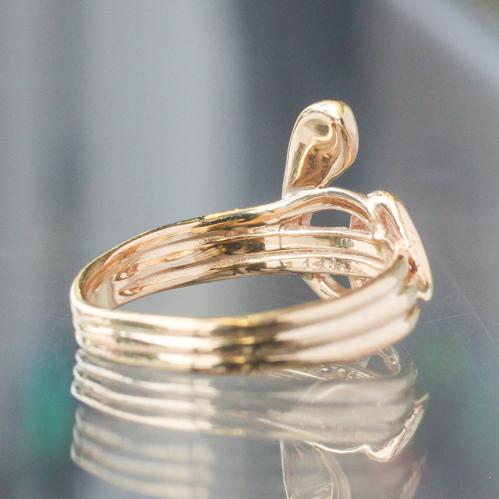 Music Note Snake Ring