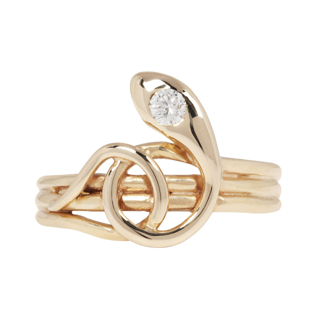 Music Note Snake Ring