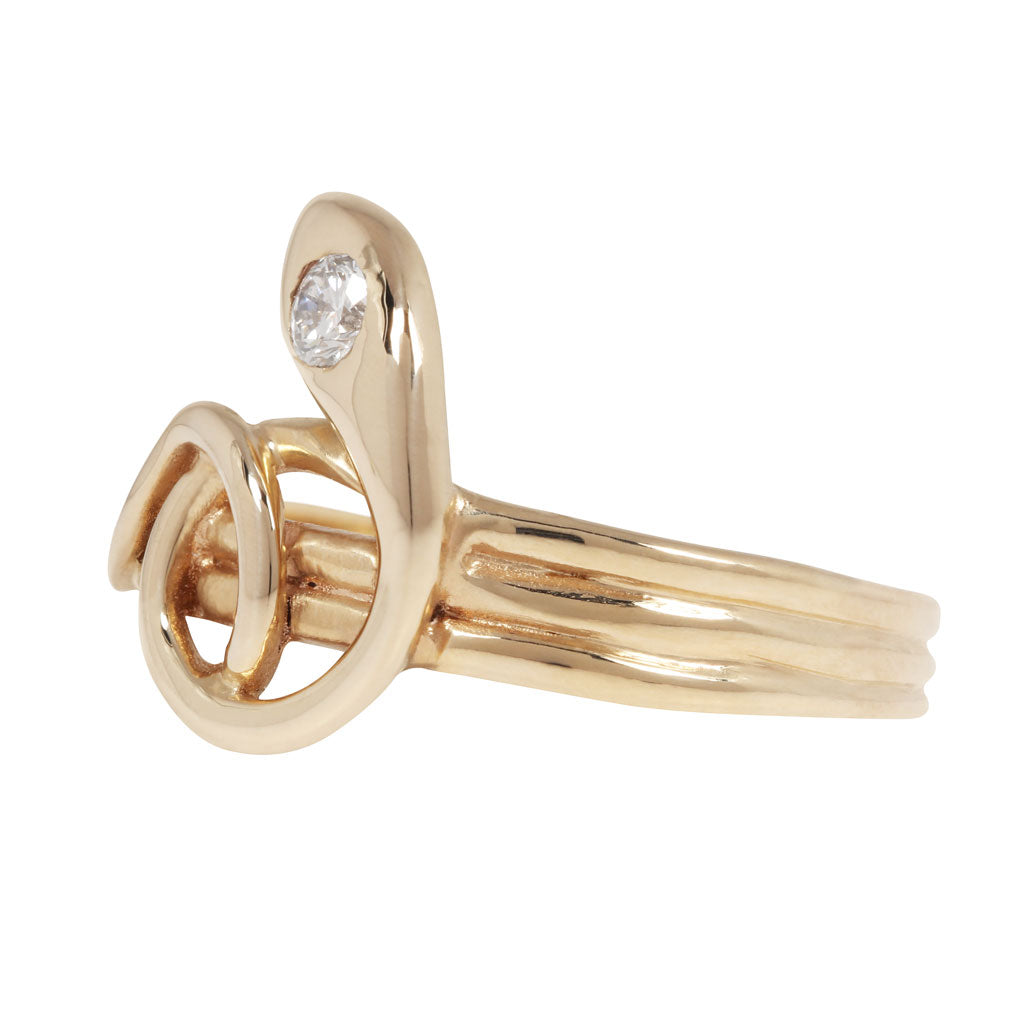Music Note Snake Ring