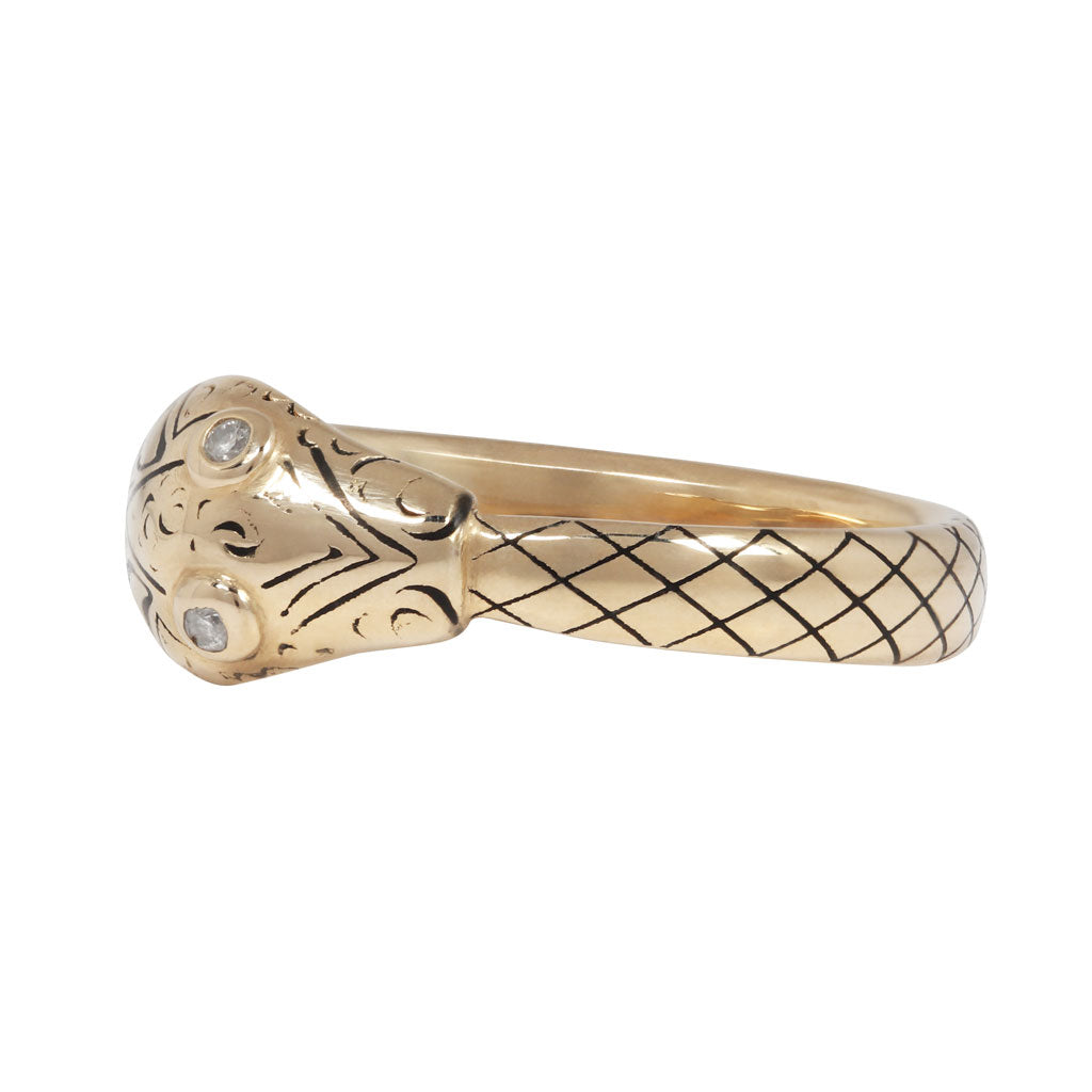 Tattooed Ouroboros Ring