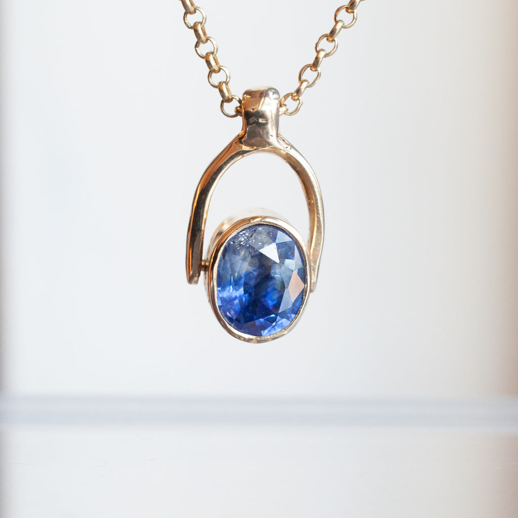 Secret Skull Spinner Necklace