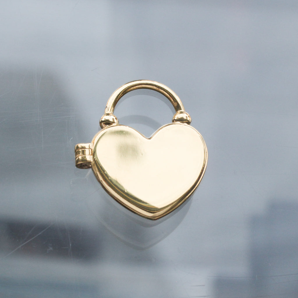 Flat Heart Locket (G)