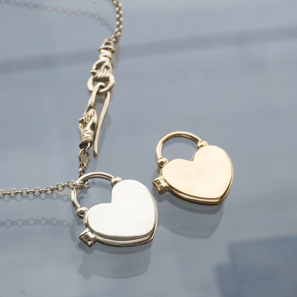 Flat Heart Locket (S)