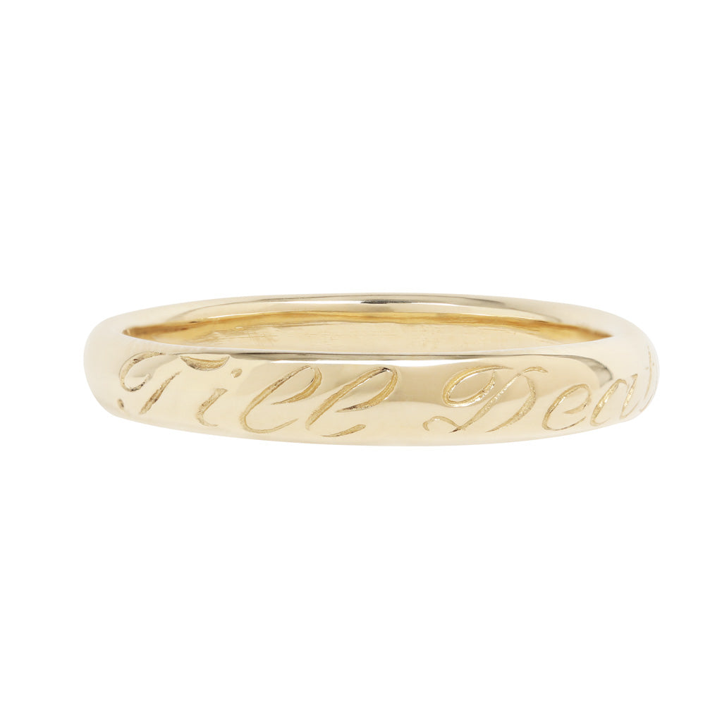 Till Death Band Ring - 3.5mm