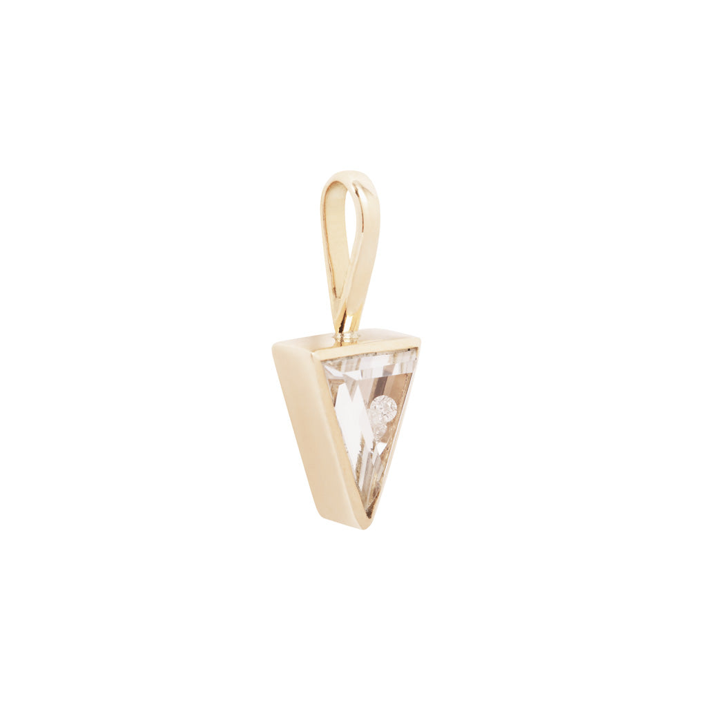 V Triangle Shaker Charm