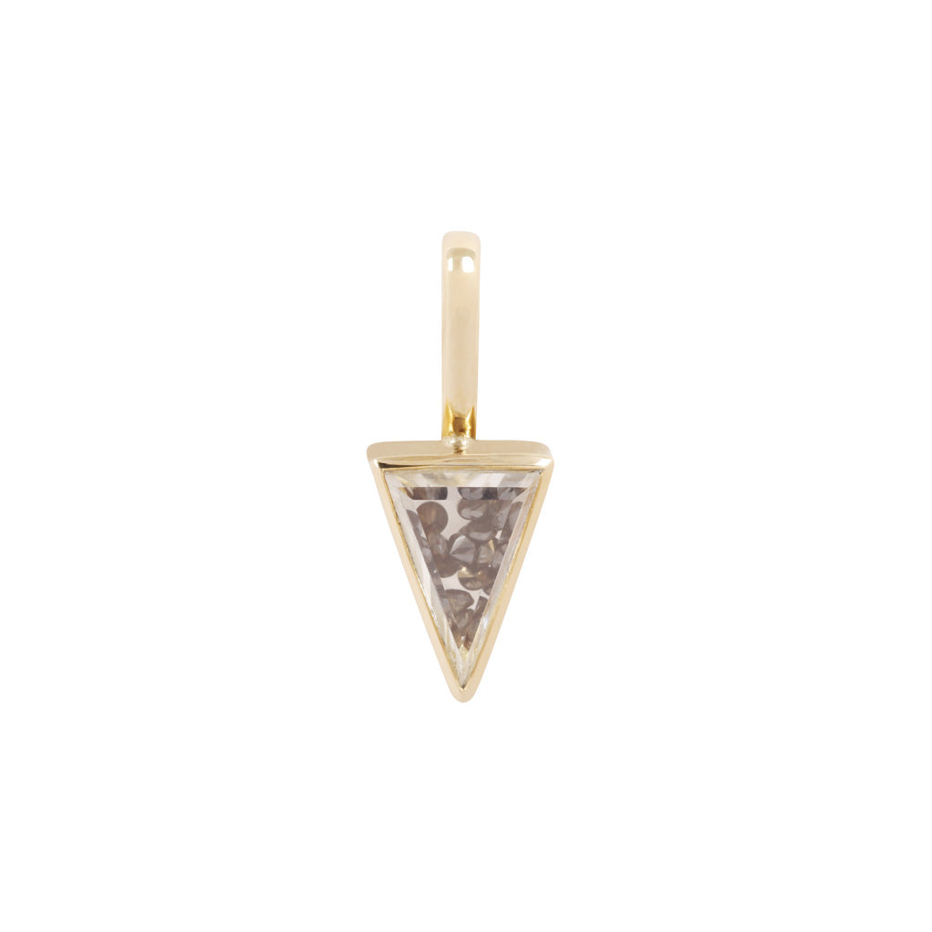 Vee Miniature Slice Shaker Charm