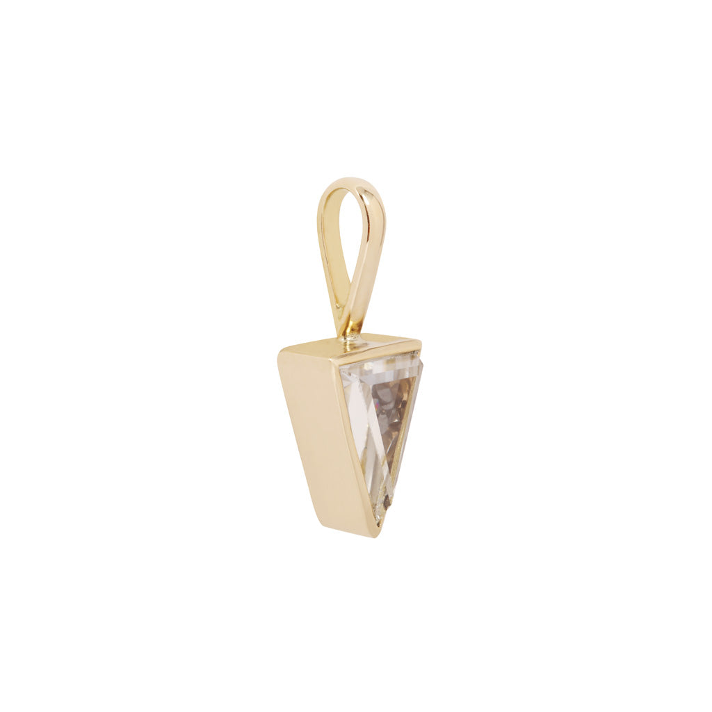 V Triangle Shaker Charm