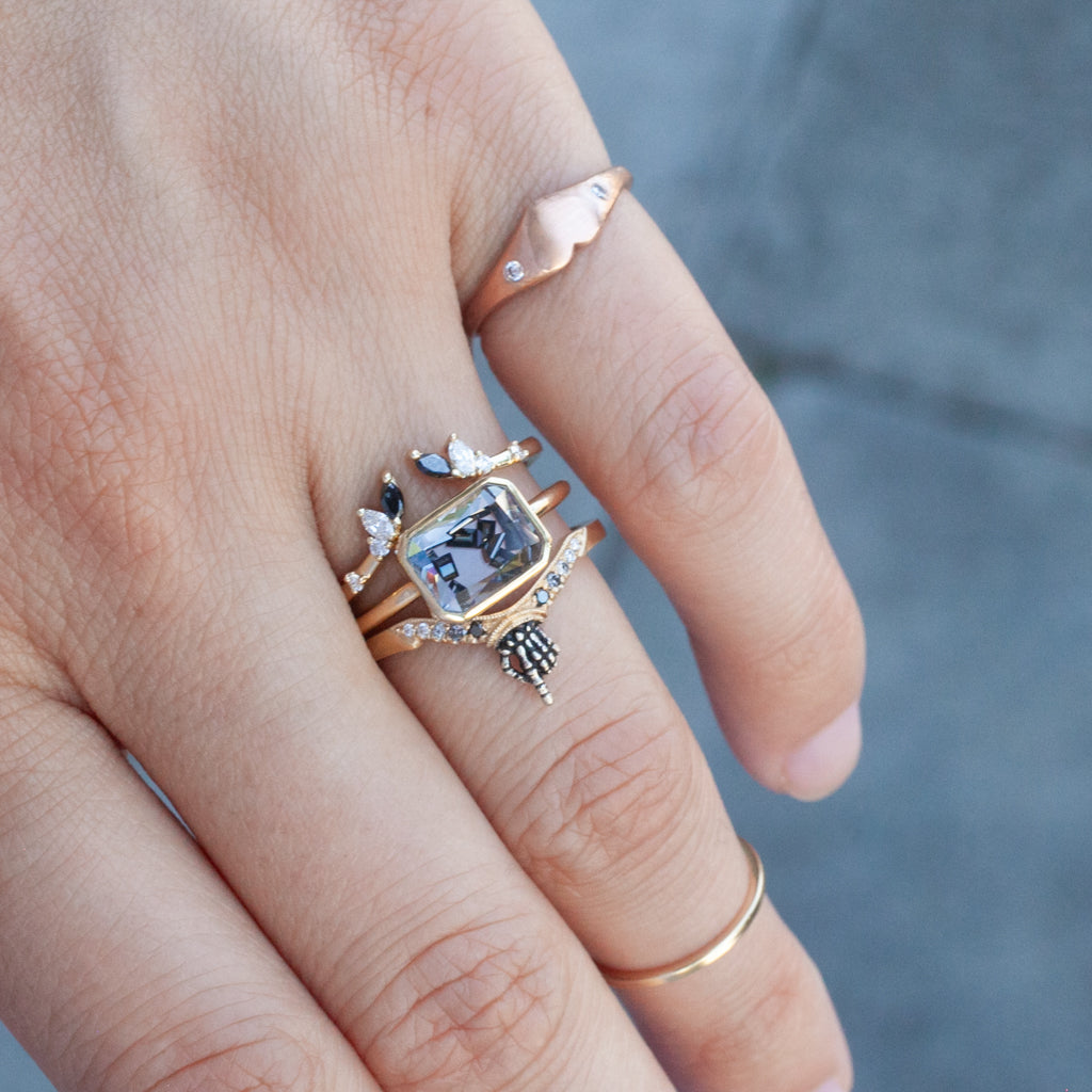 Esmeralda Shaker Ring - Black Diamond