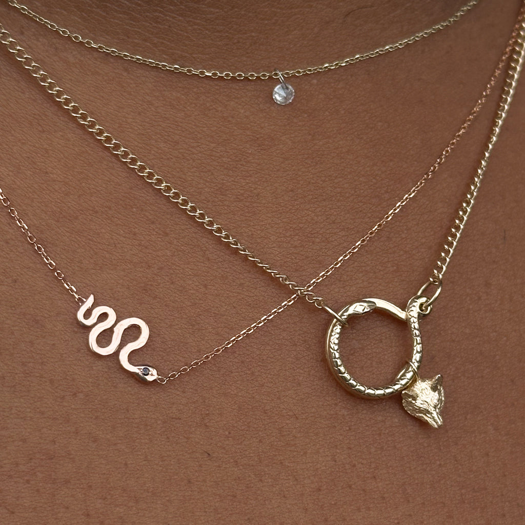 Snake Clasp Charm