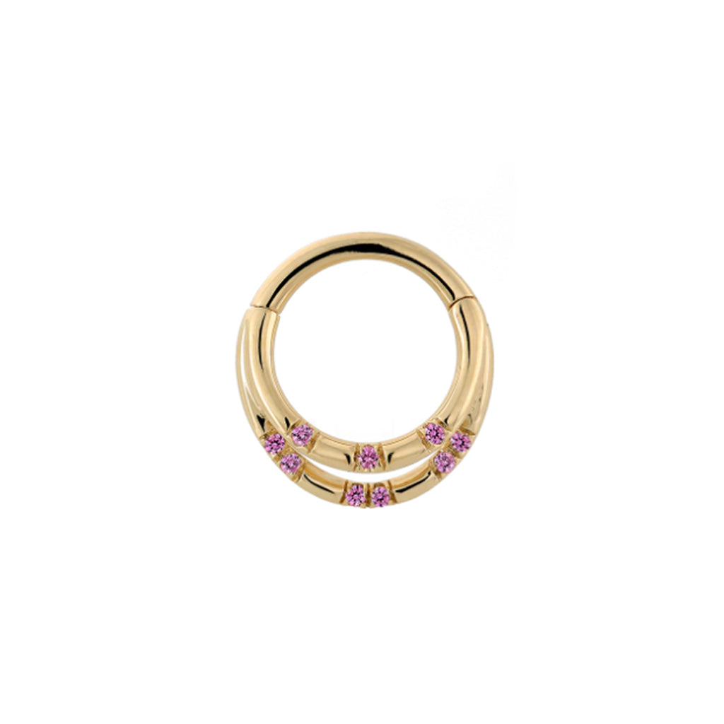 PH Colorful Criminally Humble Double Stacked Hinged Ring