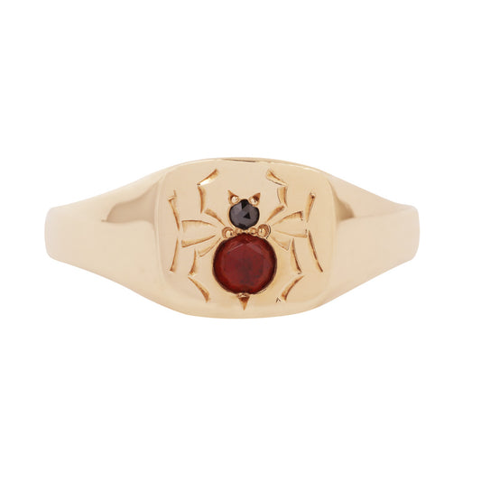 Baby Widow Signet Ring