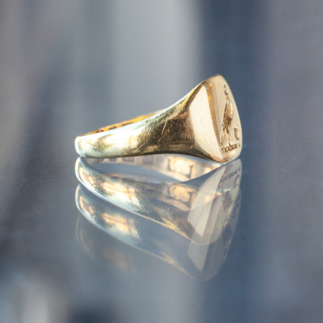 Eagle Crest Signet Ring