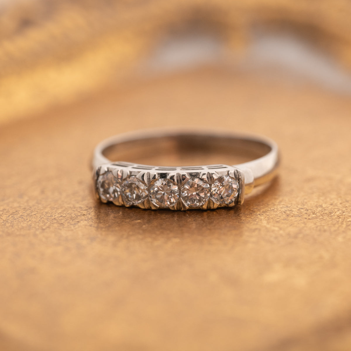 Vintage Diamond Band Ring