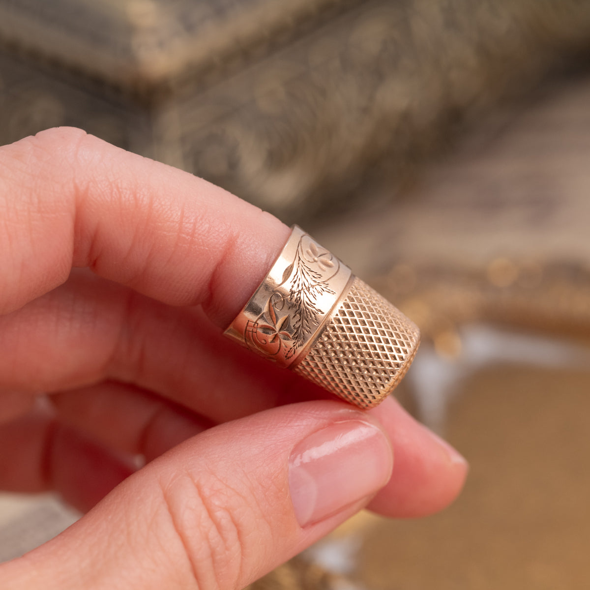 Vintage Engraved Thimble