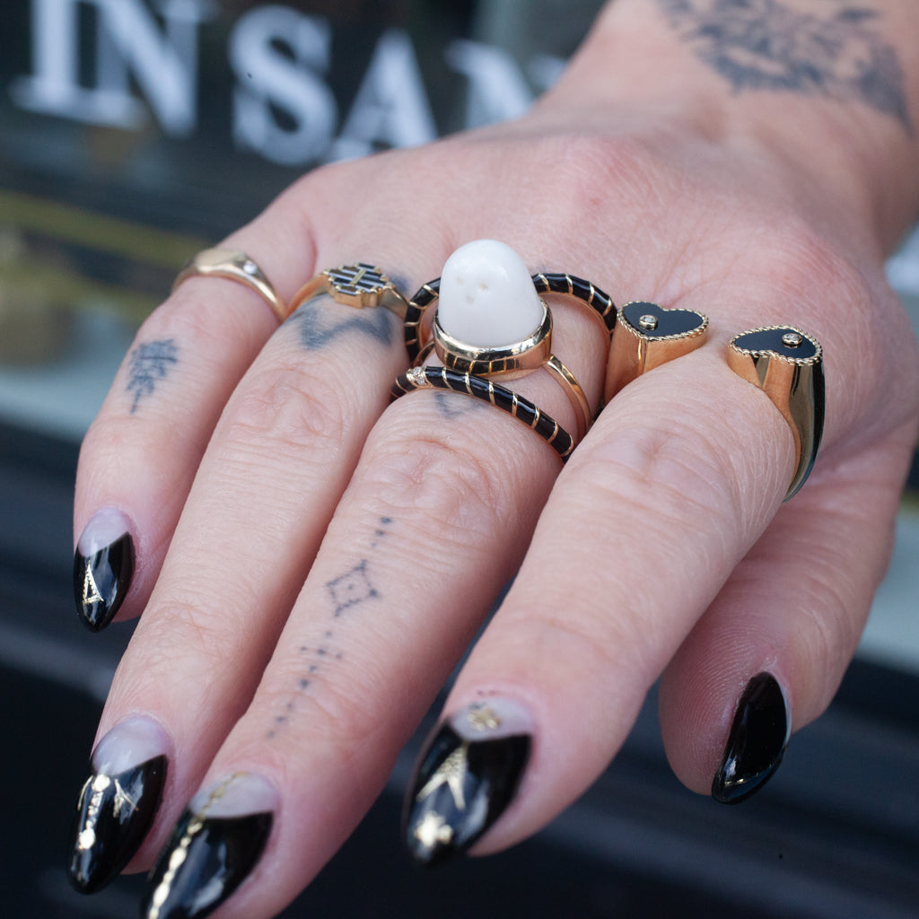 Alliance Coeur Ring - Black