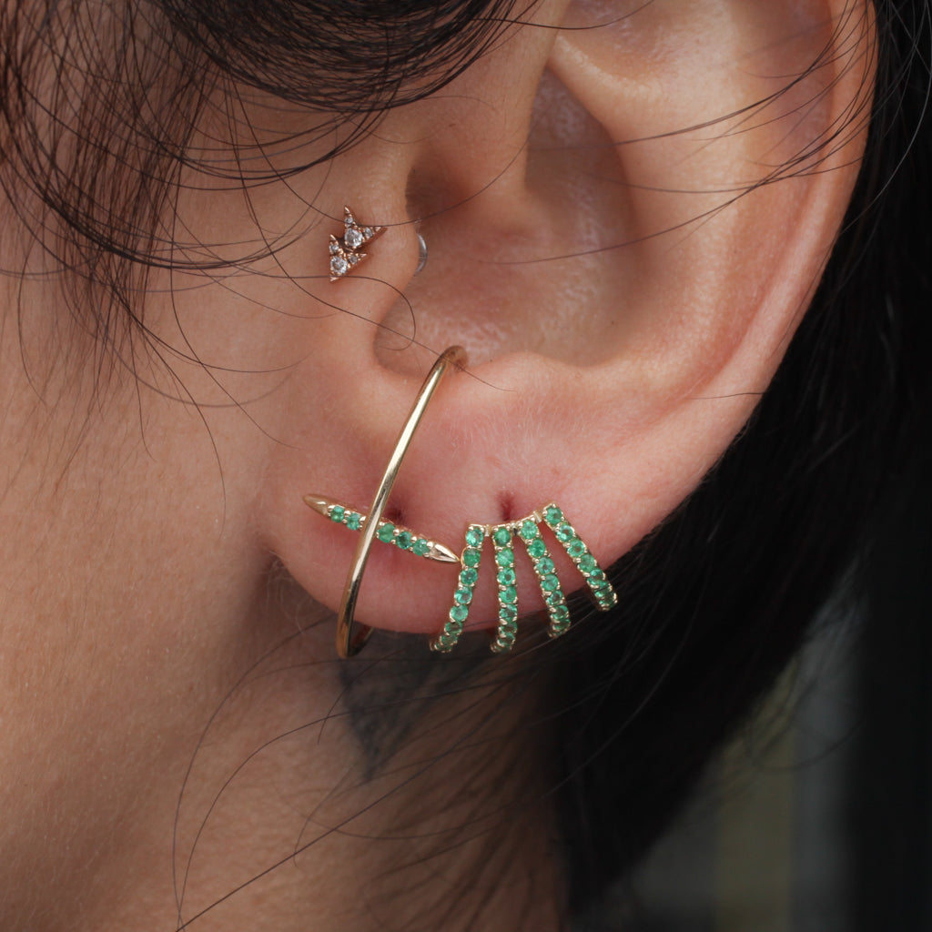 Needle Orbit Earring
