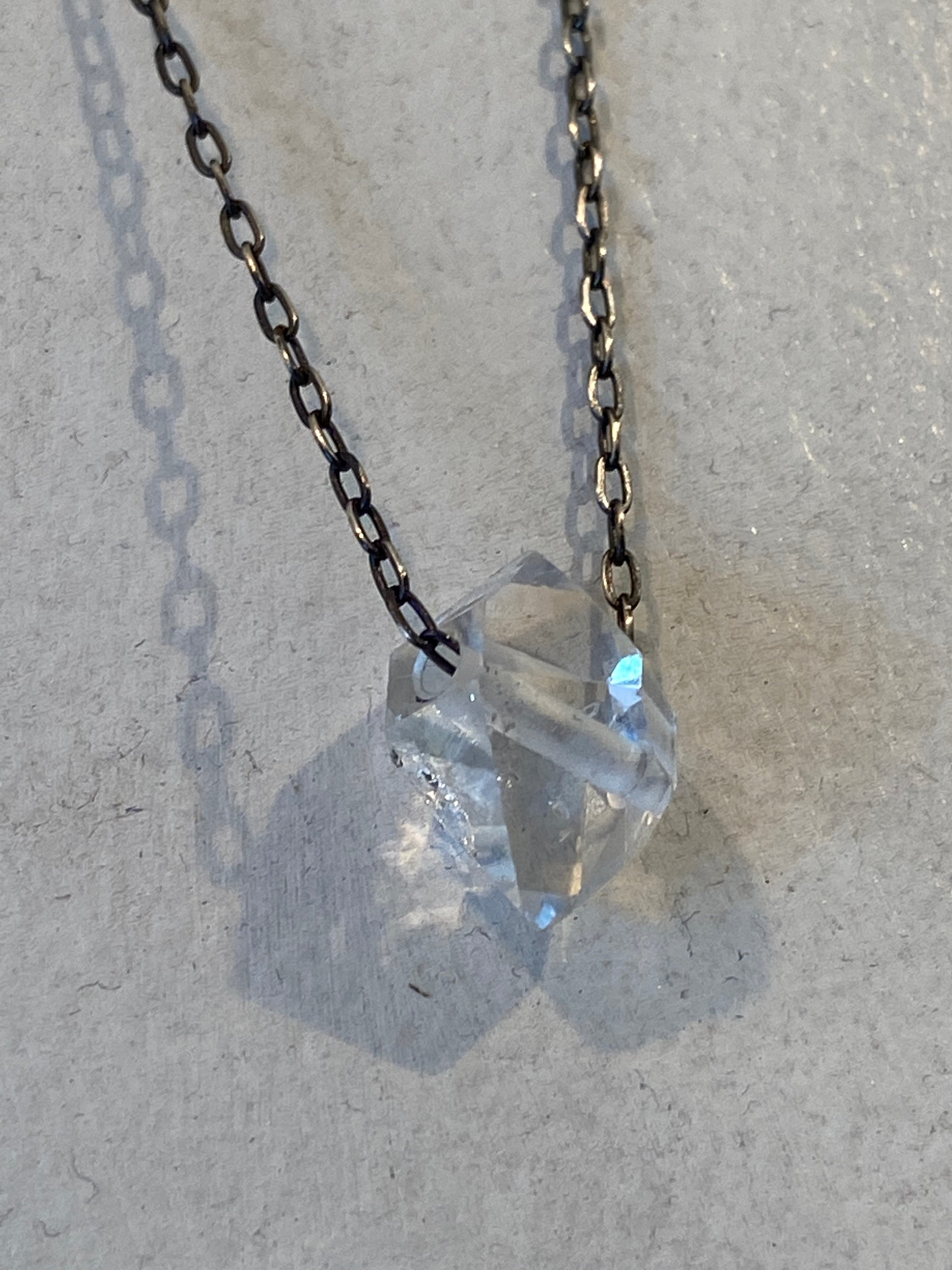 Crystal Quartz Necklace - Herkimer