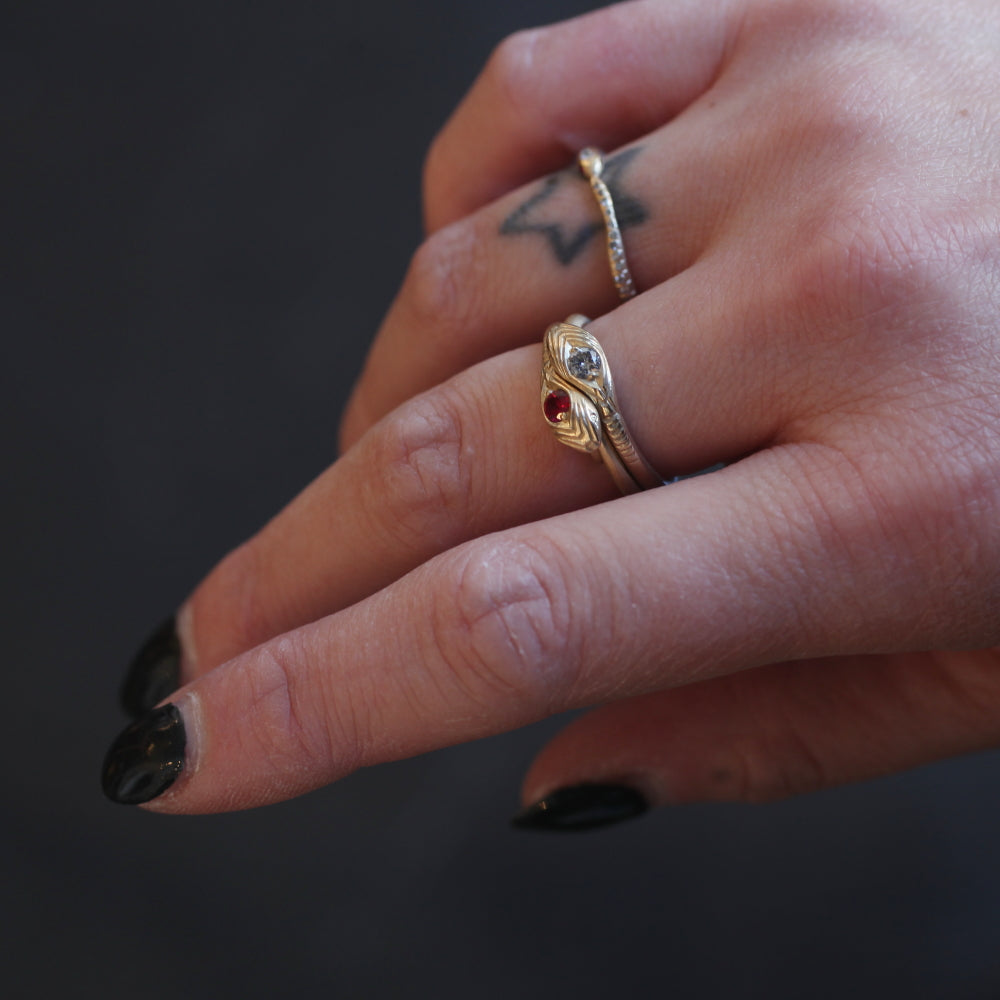 Victoria's Fede Ring - Trillion Cut