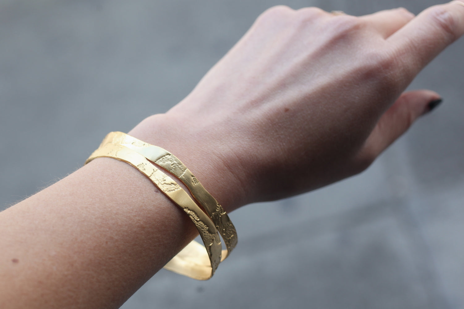 Acid-Etched Bangle