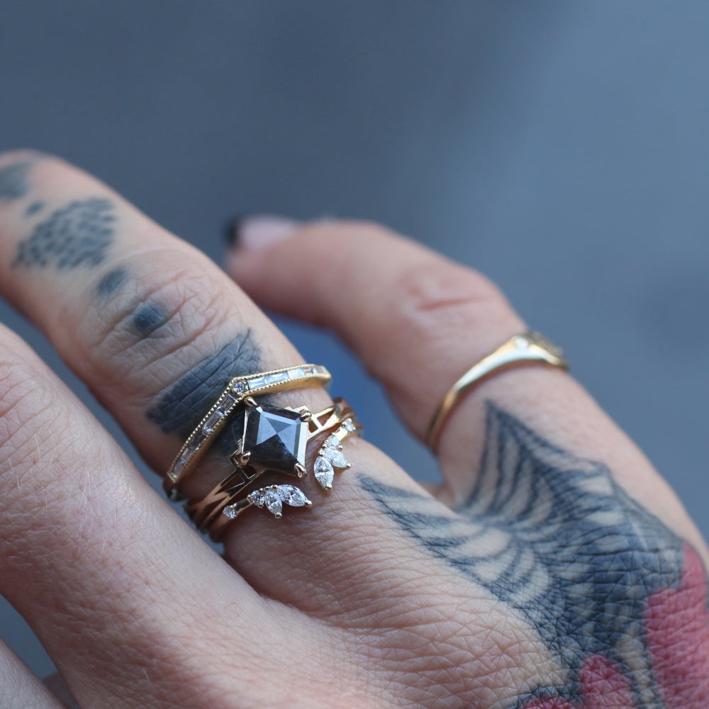 Hazeline Ring - Diamond Baguette