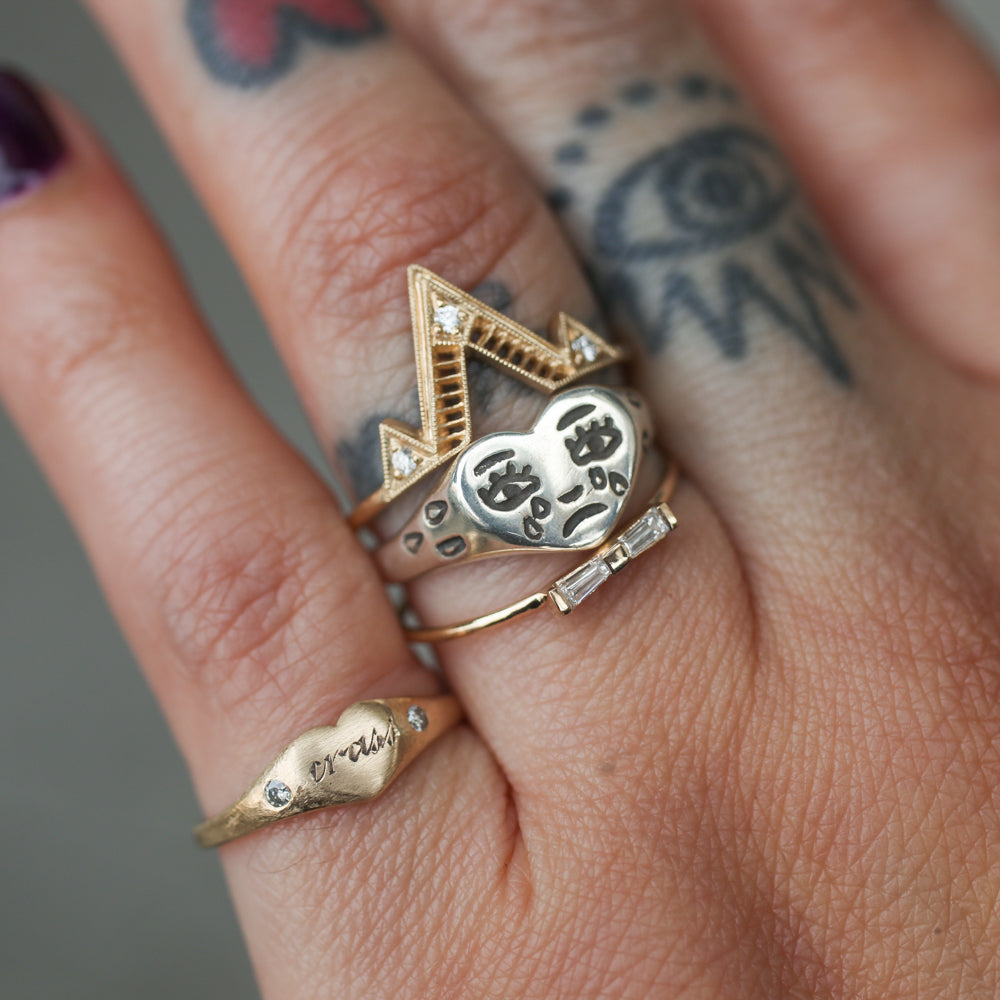 Littlest Heart Pinky Ring