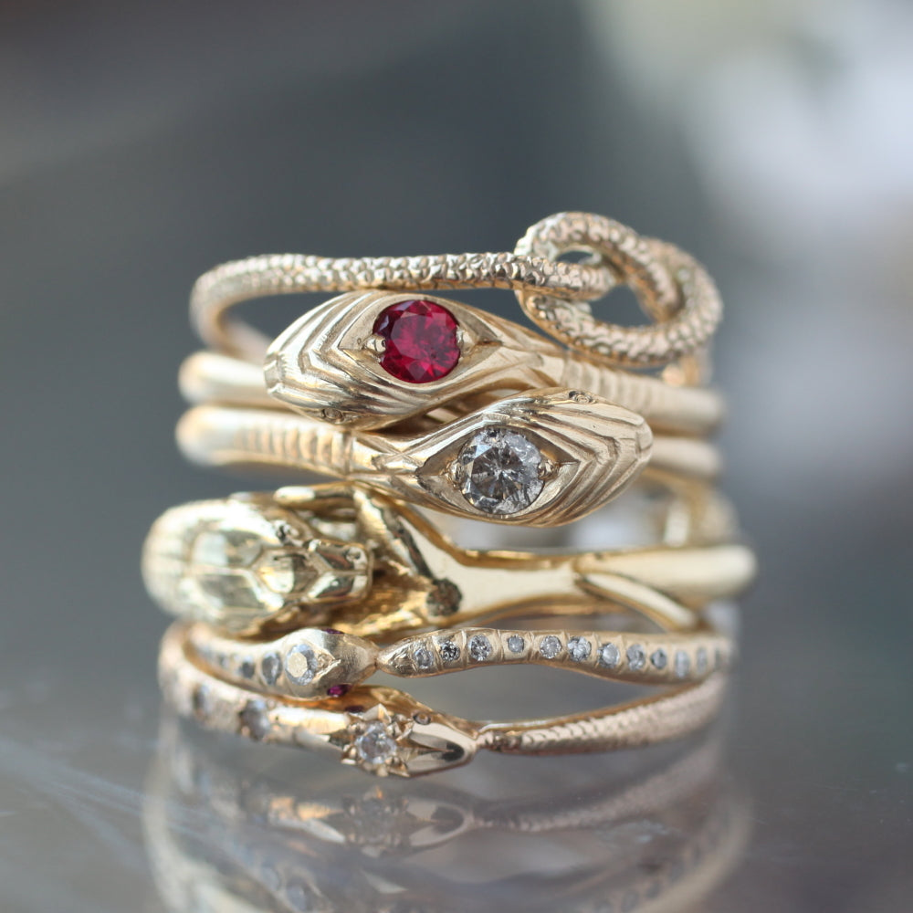 Resting Nagini Ring