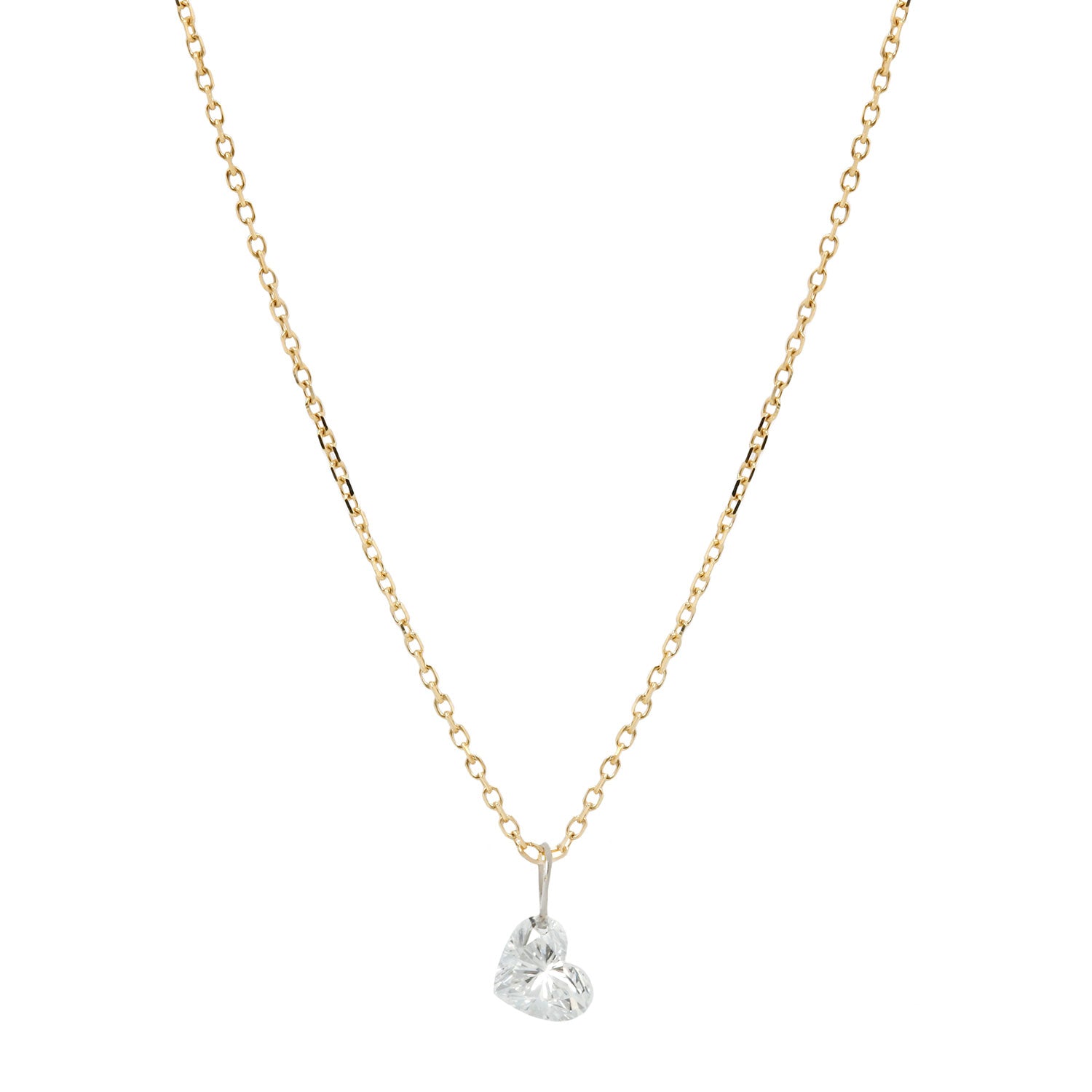 Petit Coeur Necklace - Diamond