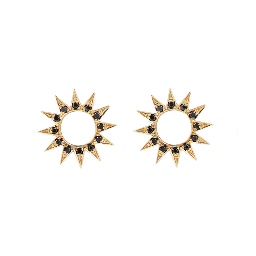 Spur Earring - Black Diamond