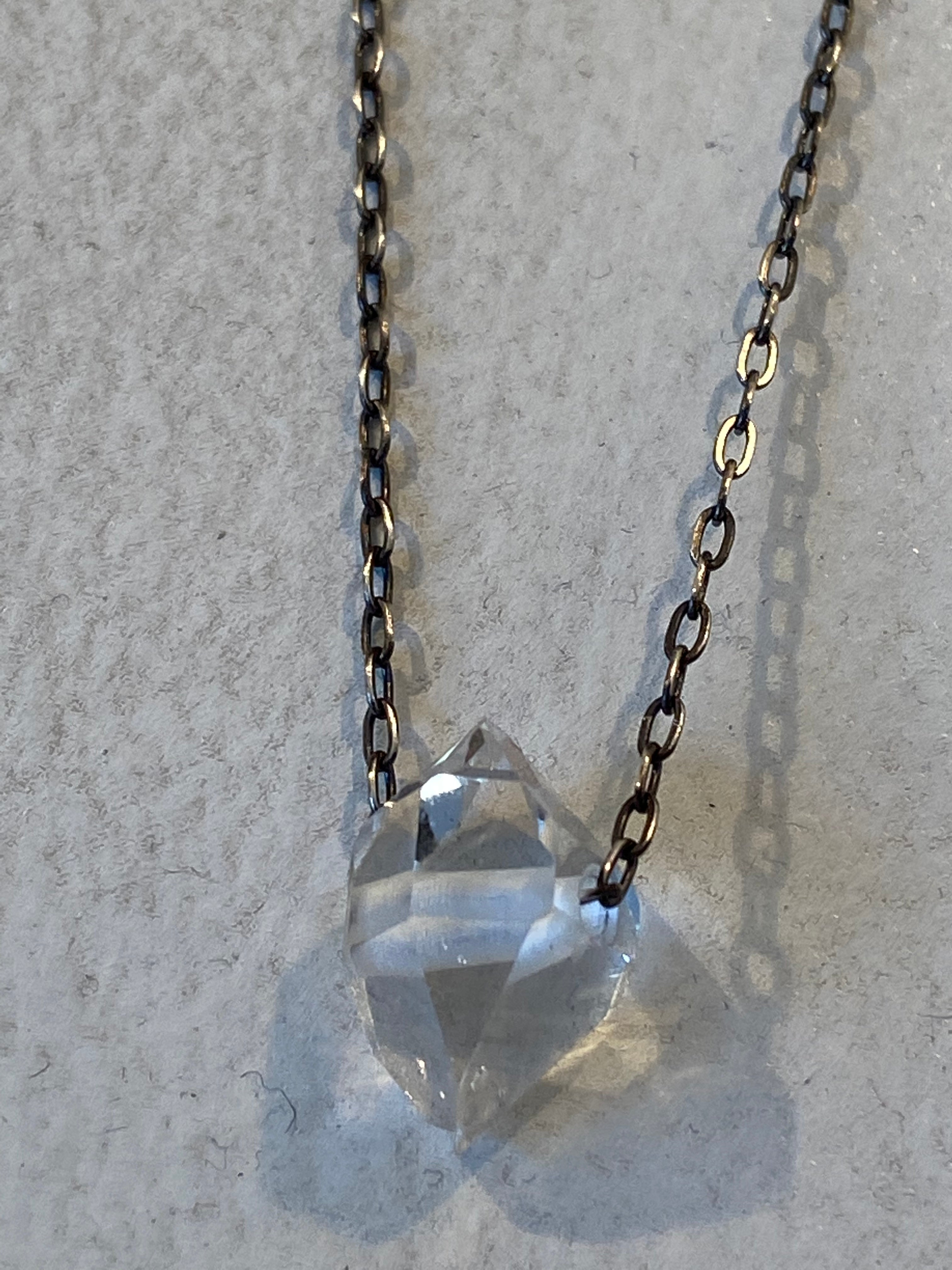 Crystal Quartz Necklace - Herkimer