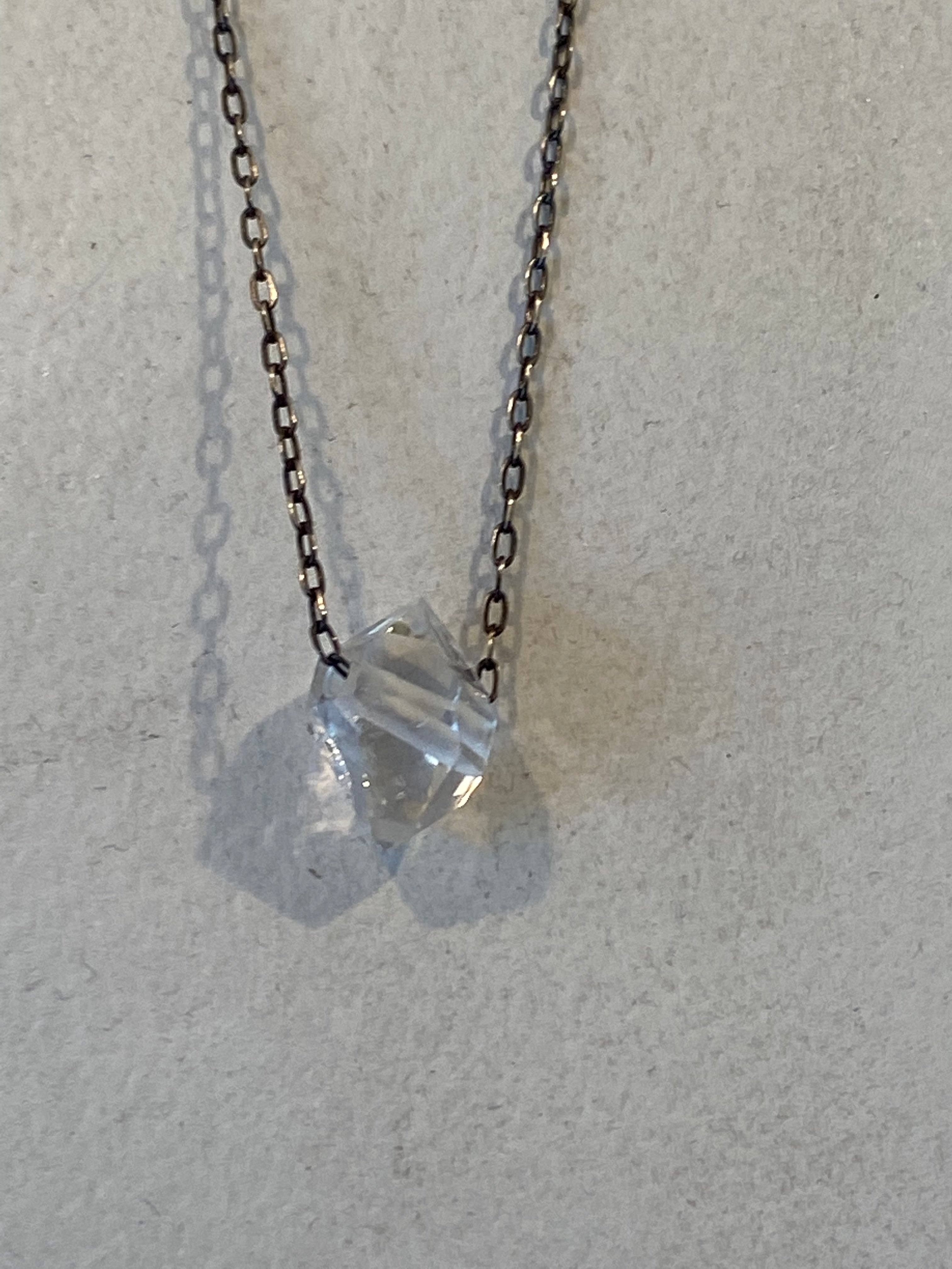 Crystal Quartz Necklace - Herkimer