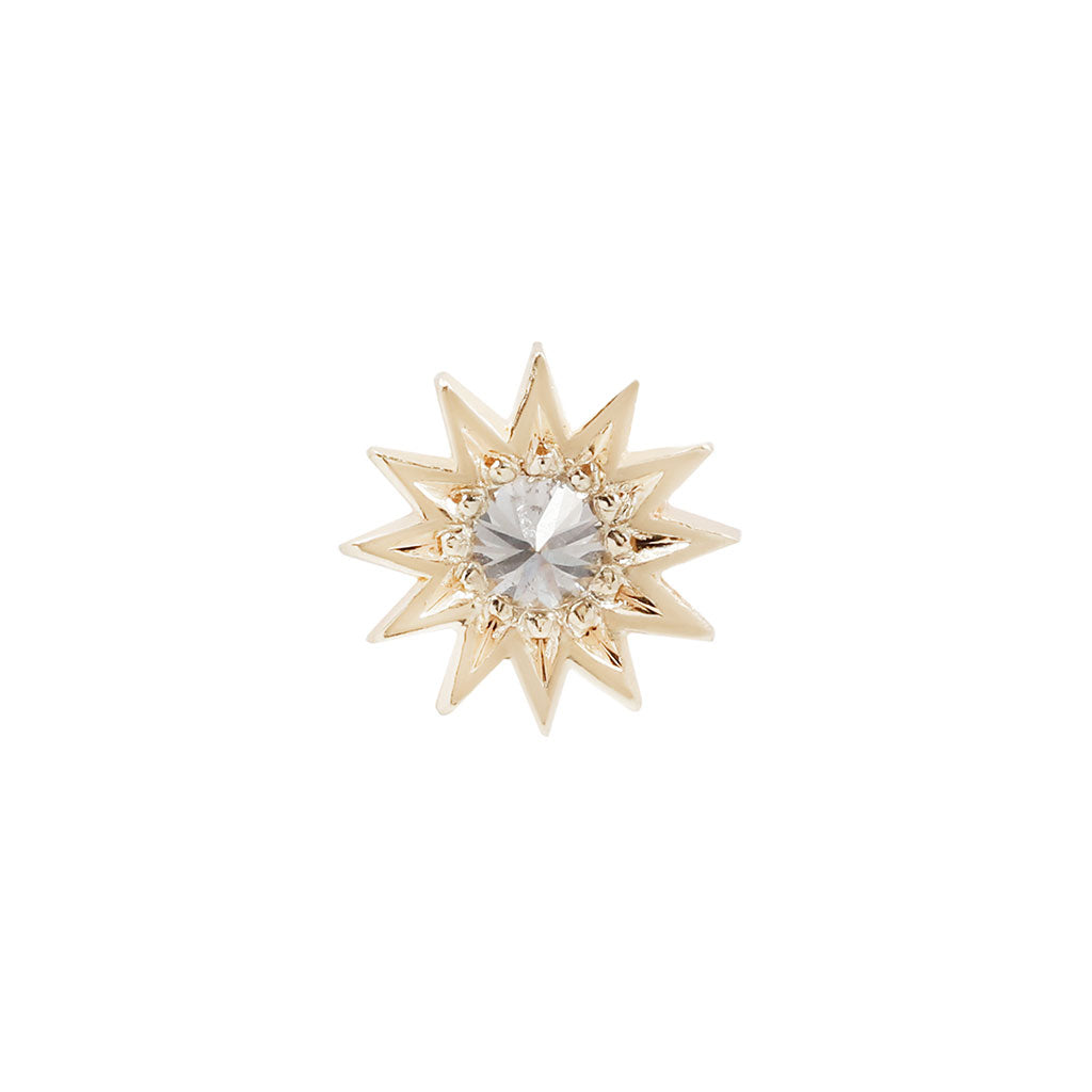 Inverted Spur Stud - Diamond