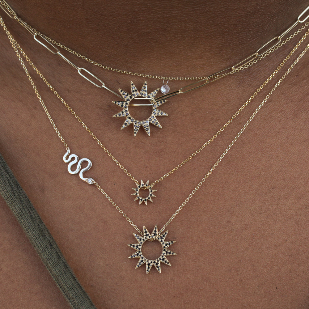 Baby Spur Charm - Black Diamond